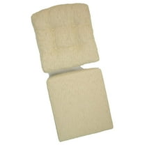 Lounge Chair Cushions Set of 2, Cream - Indoor Wicker Chair Cushions 22x21x4in - Patio Seat Pads for Relaxing - Olefin & Polyester