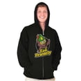 thumbnail image 5 of Woodsy Owl Eco Friendly Cute Forest Zip Up Hoodie Men's Women's Brisco Brands M, 5 of 6