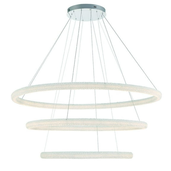 43927-012 Eurofase Lighting Sassi - 225W 1 Led 3-Tier Chandelier In Trasitional And Traditional Style-2.75 Inches Tall And 60 Inches Wide