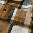 thumbnail image 4 of HWJAD 2-7 Years Boys Outfit Sets 2Pcs Flannel Plaid Shirt and Pants Set Hoodie Sweatsuit for Fall Spring Kids Clothes, 4 of 8