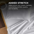 thumbnail image 6 of Tempur-Pedic Tempur-Classic Cotton Sheet Set, Cool Gray, Queen, Adult, 6 of 7