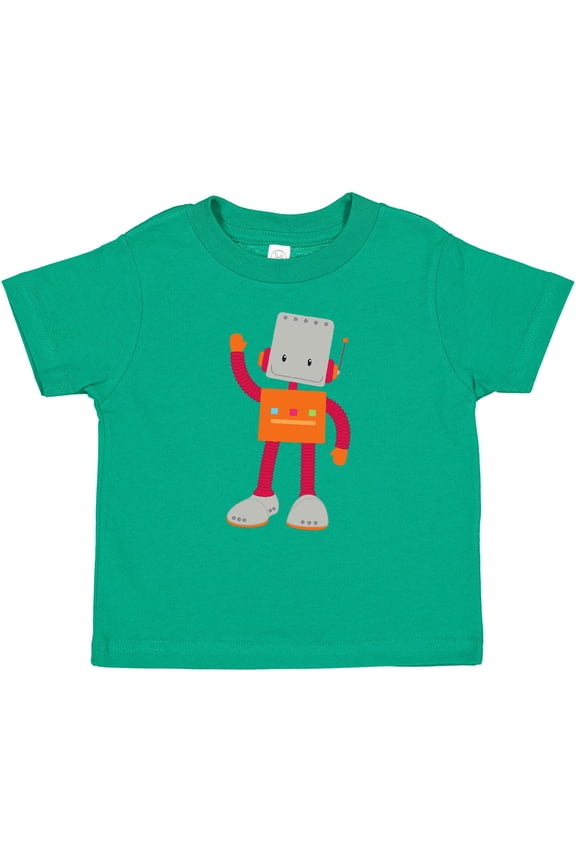 Cute Robot, Smiling Robot, Colorful Robot Boys or Girls Baby T-Shirt