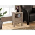thumbnail image 1 of Monarch Specialties Accent Table, Side, End, Nightstand, Lamp, Storage, Living Room, Bedroom, Brown Laminate, Transitional, 1 of 4