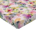 thumbnail image 4 of Ambesonne Spring Fitted Sheet, Nature Love Blossoming Art, Twin XL Size, Soft Pink Multicolor, 4 of 5