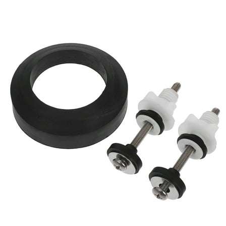 UPOUART Toilet Repair Parts Toilet Tank Bolts with Sealing Ring 1 Set 3.34X3.34X1.10in Secure Installation Homeowners