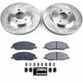 thumbnail image 3 of PowerStop Front Z23 Evolution Sport Carbon-Fiber Ceramic Brake Pad and Drilled & Slotted Rotor Kit Fits: FORD Select Models K1382, 3 of 10