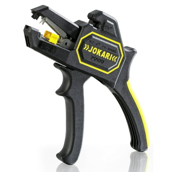 Jokari 20100 Ergonomic Secura Soft Grip Automatic Wire Stripper for Wires from 0.2mm-6mm, 20cm L x 16.5cm W x 2.8cm H