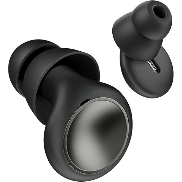AIR-Ear Plugs Sleep Earplugs Noise-Canceling Comfortable Lightweight Breathable Washable Earplugs for Sleeping, Deep Focus, Travel, Work, Hearing Protection, Customized Fit, 28dB (NRR)