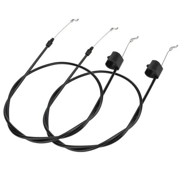 2x Black Control Cable Replacement Kit for Smooth Lawn Mower Operation Cable Repair Part