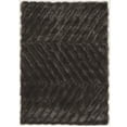 thumbnail image 2 of Links Zigzag Charcoal Shag Area Rug 5 x 7 Plush Geometric Design Soft Pile, 2 of 3