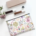 thumbnail image 6 of Hirioo Spring Flowers Birds for Paper Reusable Cosmetic Bag Zipper Encouragement Travel Pouch Toiletry Bag for Women Girls, 6 of 7