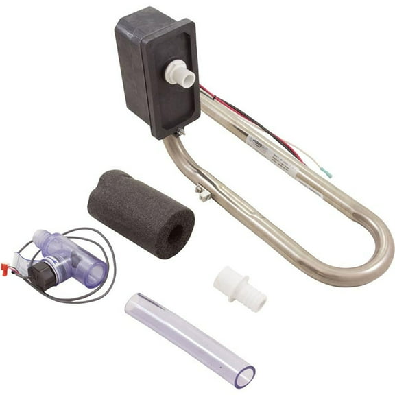 Heater, LowFlow, D-1 Tri-Bend, 2.1/3.4kw, 115/230v, w/Flw Switch