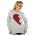 thumbnail image 5 of Other Half Heart Cute Matching Set Sweatshirt for Men or Women Brisco Brands L, 5 of 7