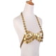 thumbnail image 3 of de playa hecho a mano cuerpo cadena rejilla triangular lentejuelas cadena collar Oro Hugo Joyería del cuerpo del bikiní, 3 of 6