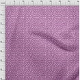 thumbnail image 4 of oneOone Cotton Poplin Purple Fabric Kids Foot Dress Material Fabric Print Fabric By The Yard 56 Inch Wide, 4 of 5