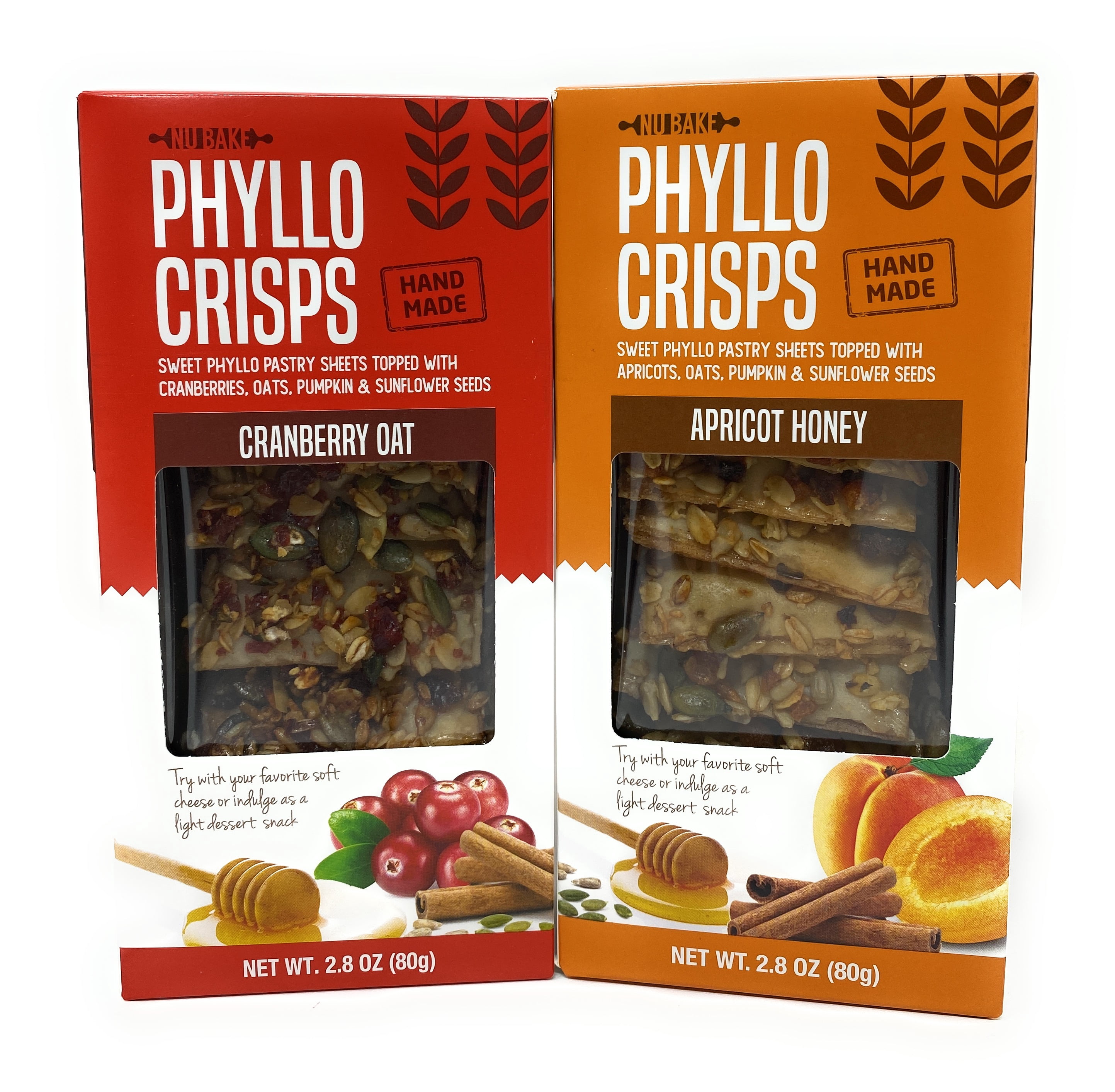 Phyllo Crisps Pastry Dough Sheets Crisp Snack Variety Bundle