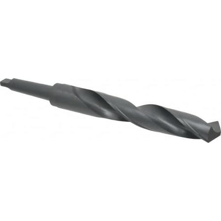 

Value Collection 1-1/2 3MT 118° Point HSS Taper Shank Drill Bit Oxide Finish 9-3/8 Flute Length 14-3/8 OAL Spiral Flute Series 302