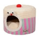 thumbnail image 3 of Casa para gatos suave con almohada acolchada extraíble y lavable, tienda de campaña para gatos, cueva nido para gatitos, perros, mascotas, suministros L, 3 of 8