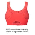 thumbnail image 7 of FALEXO Women Seamless Padded Front-close Zipper Sport High Impact Racerback Bra, 7 of 7