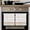 Brown, variant on Brown Stripe Kitchen Towels Set of 2, Water Absorbent Dish Towel, Modern Rustic Horizontal Brown Striped Decorative Hand Towels - Quick Drying Cloth for Cooking Baking, 18x28 Inch
