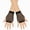L101-Black, variant on CAUYDY Women Coarse Net Elastic Sexy Soild Gloves Punk Half Finger Nightclub Carnival Party Gloves(L101-Mint Green,One Size)