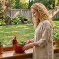 thumbnail image 2 of 2026 Cardinal Bird Succulent Planter, 7.8in Ceramic & Resin Cardinal Bird Succulent Planter with Drainage Hole, Cardinal Bird Hummingbird Themed Decorative Pot for Outdoor Plants B, 2 of 7