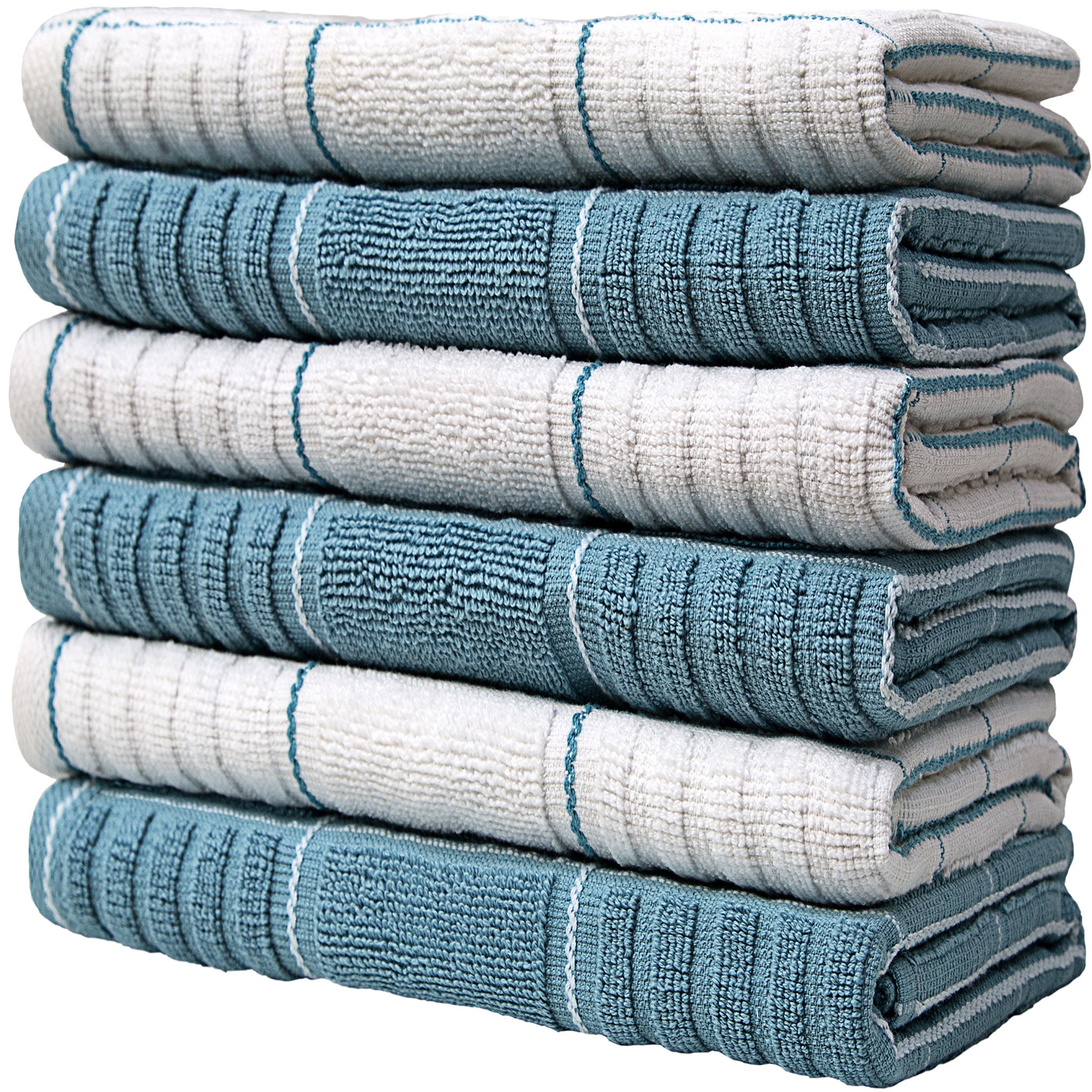 Food Network Kitchen Towels 2-pk Vibrant Blue Graphics 16 x 28