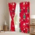 thumbnail image 3 of jejeloiu Happy New Year Black Out Curtains,Red Green Curtains Pack of 2 (42x63 Each),Christmas Nutcraker Soldier Bedroom Curtains For Teens,Ultra Soft Home Decor, 3 of 6