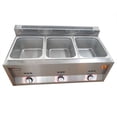thumbnail image 2 of DENEST 3-Pan Stainless Steel Commercial Food Warmer,Buffet Food Warmer, 2 of 8