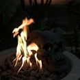thumbnail image 6 of Black Fireproof Skull Fire Pit Log, Heat-Resistant Magnesium Oxide Halloween Decor, 6 of 14