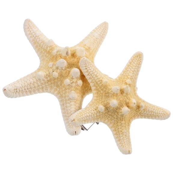 SEWOART 2pcs Beach Sea Star Hairpin Resin Hair Decoration for Women Prom Events