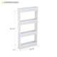thumbnail image 4 of carrito organizador con ruedas de 4 niveles blanco, 4 of 6