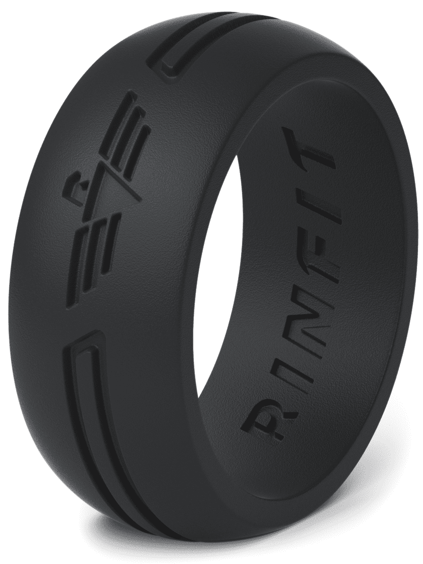 police Military High Speed Pro Mens Silicone wedding Ring rubber ring Crossfit 