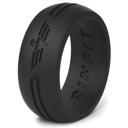 Rinfit Silicone Rings - Eagle Collection - Rubber Bands for Men - Comfotable Wedding Ring Replacement