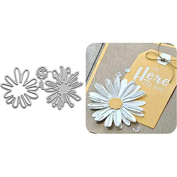 Daisy Flower Cutting Dies,Flower Die Cuts,DIY Scrapbooking Artist Metal Cutting Dies Stencils Scrapbooking Bloom Die Cut for Card Making DIY Album Embossing Craft