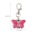 thumbnail image 2 of SHISUYAN 1PC Keychain Hanging Watch Delicate Shape Pocket Watch Cartoon Quartz Keychain Pocket Watch Portable Keychain Hanging Watch for Girl Students Women Use Pink, 2 of 8