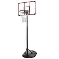 thumbnail image 1 of Tuqiang Panier de Basketball Portable Réglable 7,5-9,2 Pi Panneau Arrière 32 Pouces pour Jeunes Adultes Intérieur Extérieur Rouge, 1 of 7