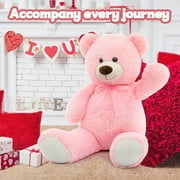 MorisMos Giant Teddy Bear 35.4 Giant Stuffed Animal Big Bear Plush Toy