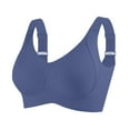 thumbnail image 2 of Zenchic Bras for Senior Women, Zenchic Bra, Seamless Sexy Push Up Wireless Bra, Anti Sagging Full Coverage Bralette Blue 42, 2 of 6