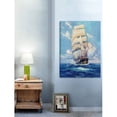 thumbnail image 3 of Marmont Hill - "Lots of Sails" Painting Print on Wrapped Canvas, 3 of 7
