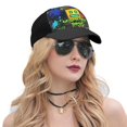 thumbnail image 5 of Geometry Dash Baseball Cap Low Profile Adjustable Golf Dad Hat Trucker Hats for Men Women, 5 of 5