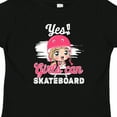 thumbnail image 4 of Inktastic Skateboarding Cute Girls Girls Toddler T-Shirt, 4 of 5