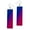 Bisexual - Oblong, variant on Rainbow Earrings for Women - Pride Earrings - Rainbow Accessories - Pride Jewelry - Coming Out Costume - Double Sided Earrings (Pride - Trigon)