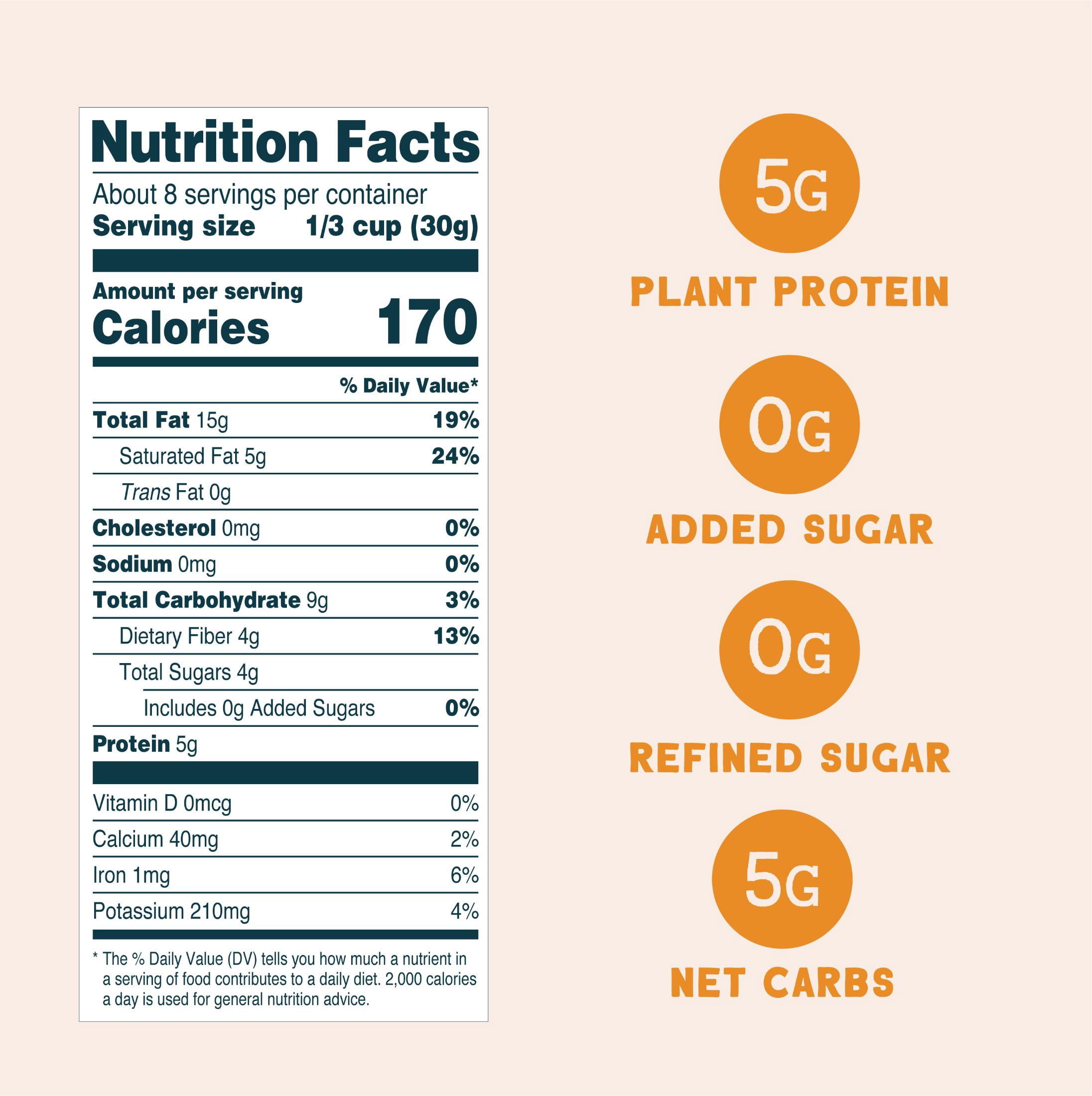 (4 pack) Seven Sundays Grain-Free Strawberry Banana Nut Granola with Nuts, Gluten-Free, Resealable Bag