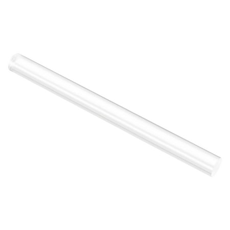 

Acrylic Round Rod Clear 1 Diameter 12-1/4 Length Solid Plastic PMMA Bar Stick