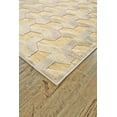 thumbnail image 2 of Feizy Saphir Zam Modern Geometric, Tan/Gray, 2'2" x 4' Accent Rug Sheen Global Design Carpet for Living Dining Bed Room, 2 of 4