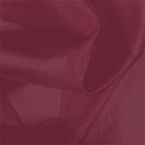 Red Silk Organza, Fabric By the Yard