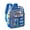 Blue, variant on Clear Backpack for School, Transparent Student Bookbag with Padded Straps