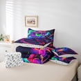 thumbnail image 6 of Homewish 7-Piece Game Controller Abstract Ombre Gamer Queen Bedding Comforter Set For Boys Girls, Reversible Super Cozy Microfiber Bedroom Decor, 6 of 8