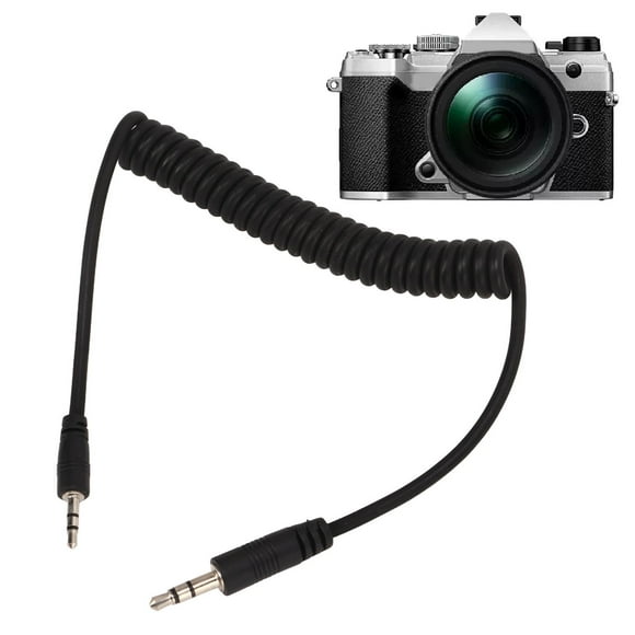 Cable De Resorte Para Cámara, Conector Estándar Cable De Conexión Del Obturador De La Cámara Máximo 100 Cm Durable 3,5 Mm A CB2 Para Conexión De Lámpara De Flash
